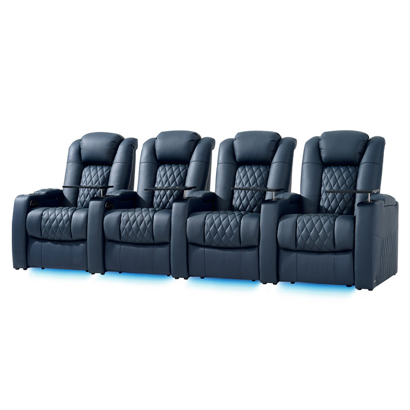 Fauteuil de cinéma inclinable Power Zero Gravity, Bleu