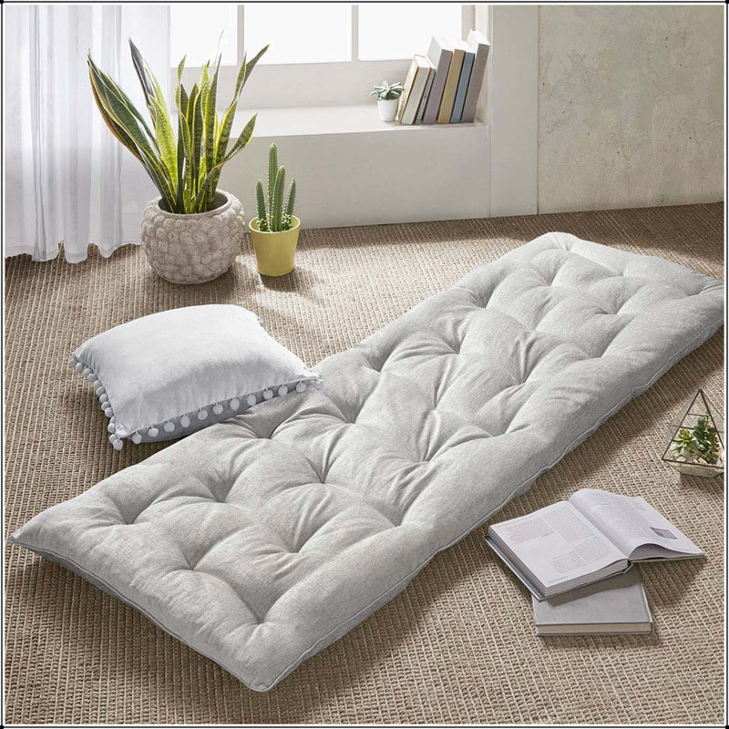 Coussin de sol en poly chenille, 76 cm H x 51 cm L