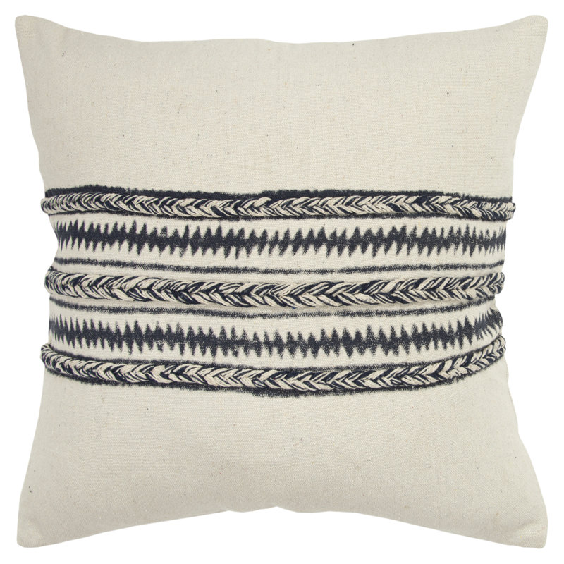  Housse et insert de coussin carré en coton