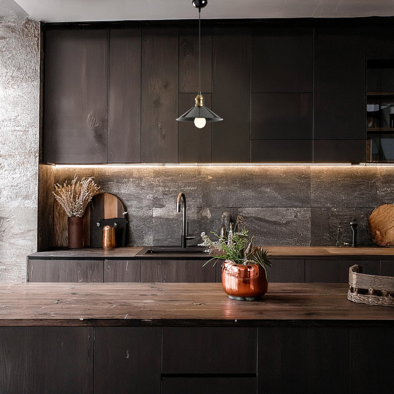Adjustable Height Metal Body Single Pendant