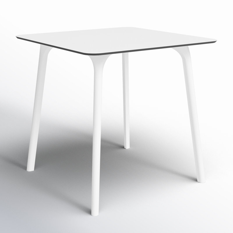 Table de salle à manger Burt, Blanc