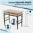 48" Heavy-Duty Adjustable Workbench for Garage, Rubber Wood Shop Table W/Rubber Pads, Hardwood Workstation Weight Capacity over 2000 Lbs
