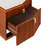 Poole Modern Textured Nightstand With Geometric Top And Dual Storage Drawers-116484471
