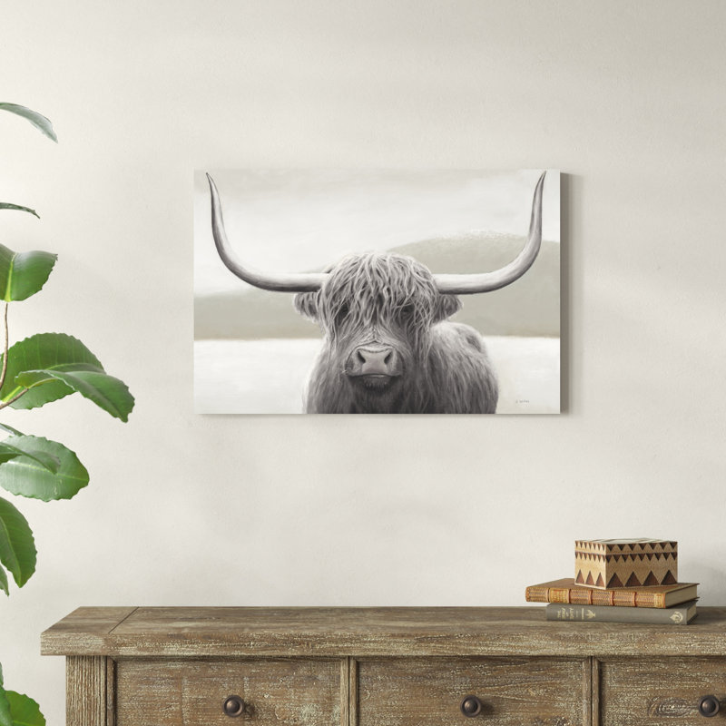 Highland Cow Neutral, H 20 po x l 30 po