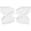 Médaillon de plafond contemporain en PVC de qualité architecturale Titus-36075366