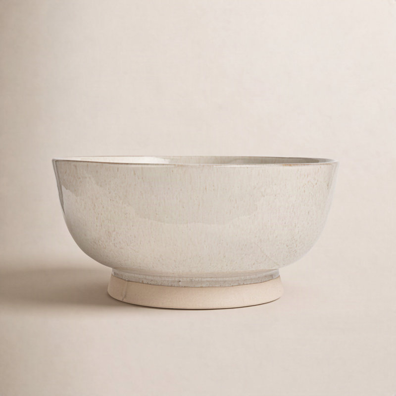 Stoneware Bowl with Speckled Glaze