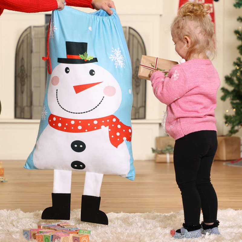 Snowman Christmas Sack