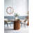 D47x30" Wooden Pedestal Dining Table
