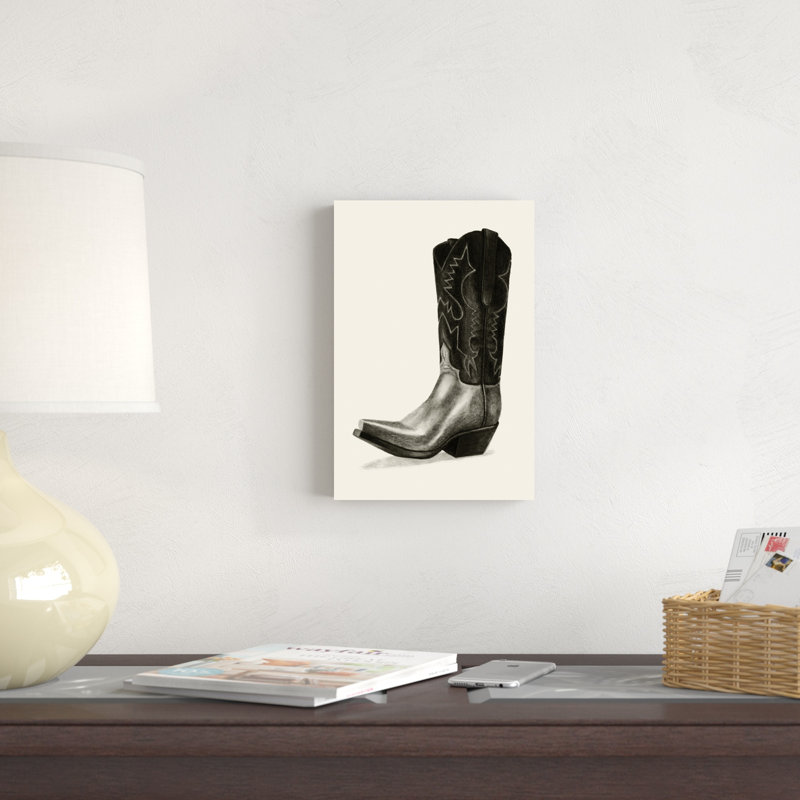 " Shiny Boots II " Painting Print, 12" H x 8" W