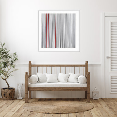 «Mostly White» encadré sur papier par Alex Dunn