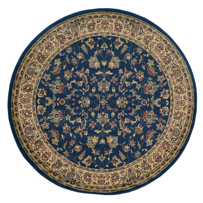 Oriental Indoor Rug, Round 5'3"