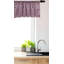 Ambesonne Abstract Valance Pack of 2 Random Cubes Arrangement Dark Purple Grey Blush
