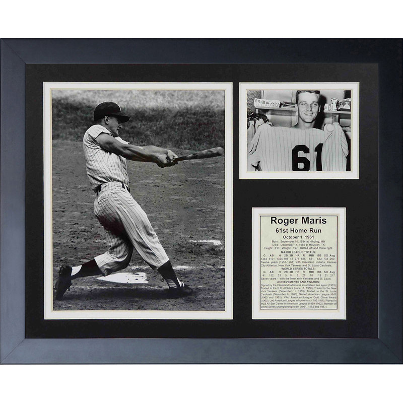 Souvenirs encadrée roger maris 61st hr