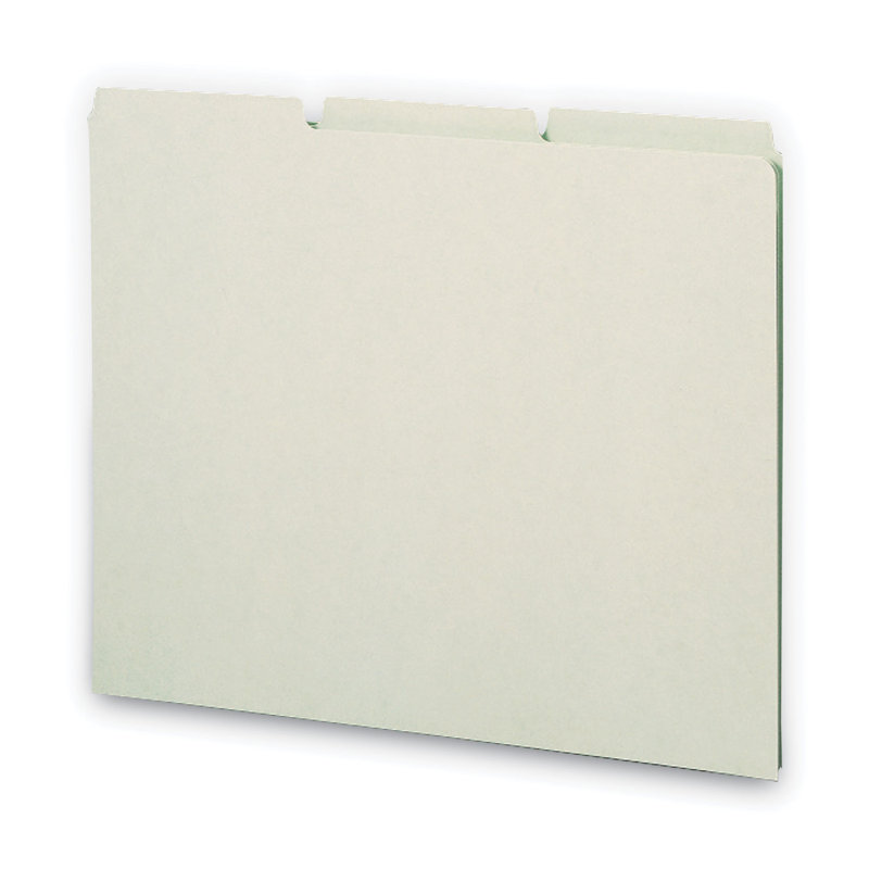 Smead® Recycled Blank Top Tab File Guides Manila File Guides