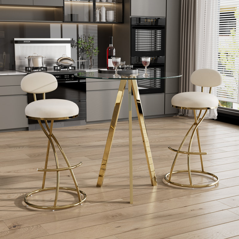 Modern Modern, 3 pièces: table, 2 chaises