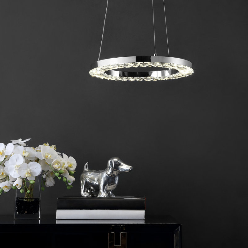 Luminaire suspendu géométrique unique à 1 lumière Allesandra