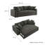 Divan-lit rembourré en duvet blanc pur Commix-105697913