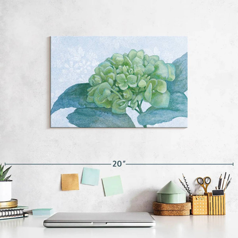 Harnek Blue Hydrangea I, 8" H x 12" W