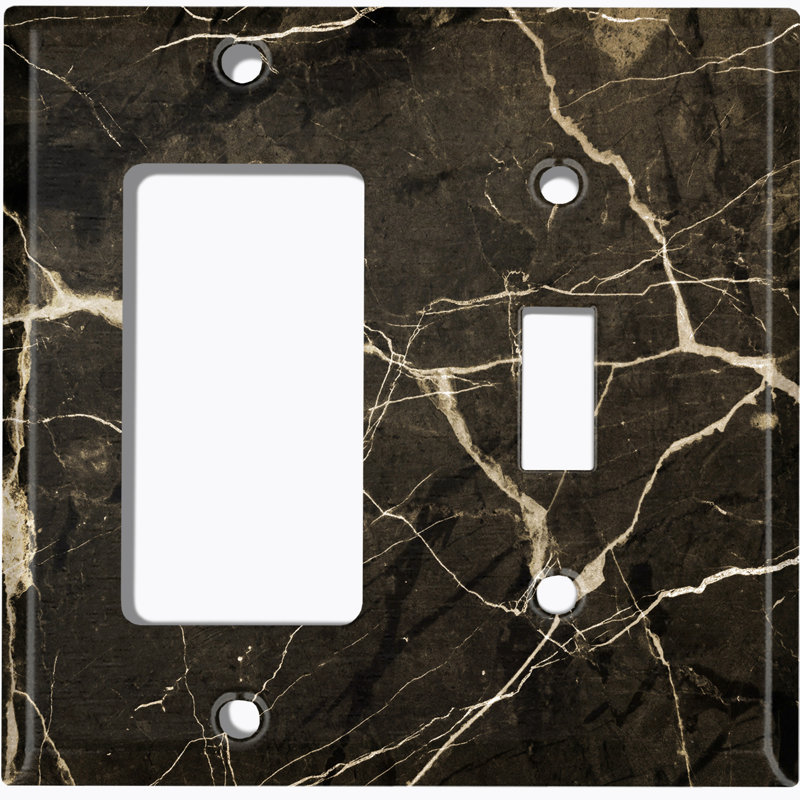 Patterned 2 - Gang Combination Plate Standard Combination Wall Plate