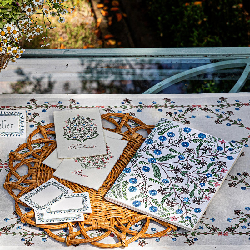 Villa Seville Embroidered 7" x 10" Paper Journal