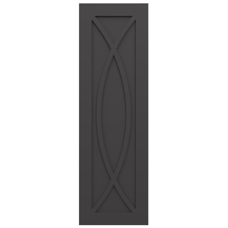 Volets de style moderne EnduraCore Composite Rosa, L 18 po, H 38 po, Montagne ombrageuse