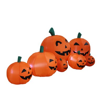 The Holiday Aisle® Halloween Inflatable Pumpkins Decoration & Reviews ...