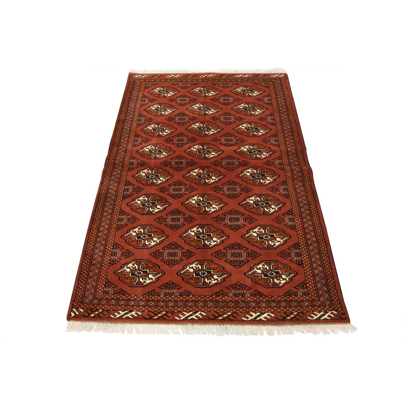 Tapis rouge unique 4 pi 4 po x 6 pi 4 po One-of-a-Kind