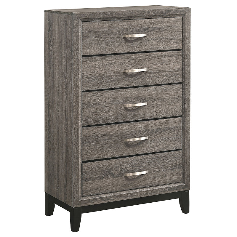 Commode 1 pièce à queue d'aronde, Gris clair