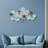 Boho Abstract Wall Decor on Metal