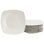 Ensemble d'assiettes à dessert en grès blanc 7 pièces Gibson Home