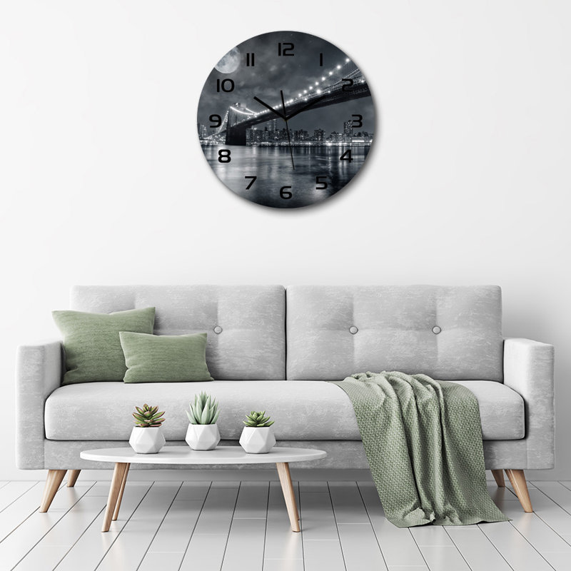 Jiayue Glass Wall Clock
