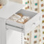 Lyonsdale Wood Cabinet Laundry Hamper with Handles-950118109