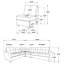 Canapé modulaire rembourré 4 pièces Ashland-679012870