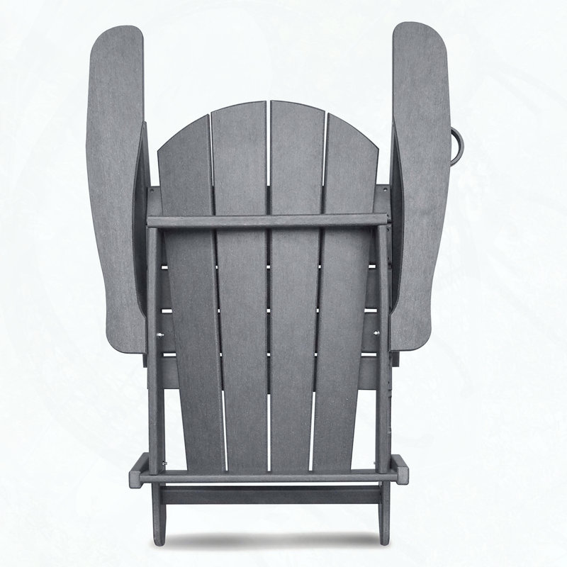 HDPE Folding All-Weather Adirondack Chair for Fire Pit and Patio