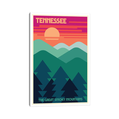 " Tennessee Retro Travel Poster " by Jim Zahniser