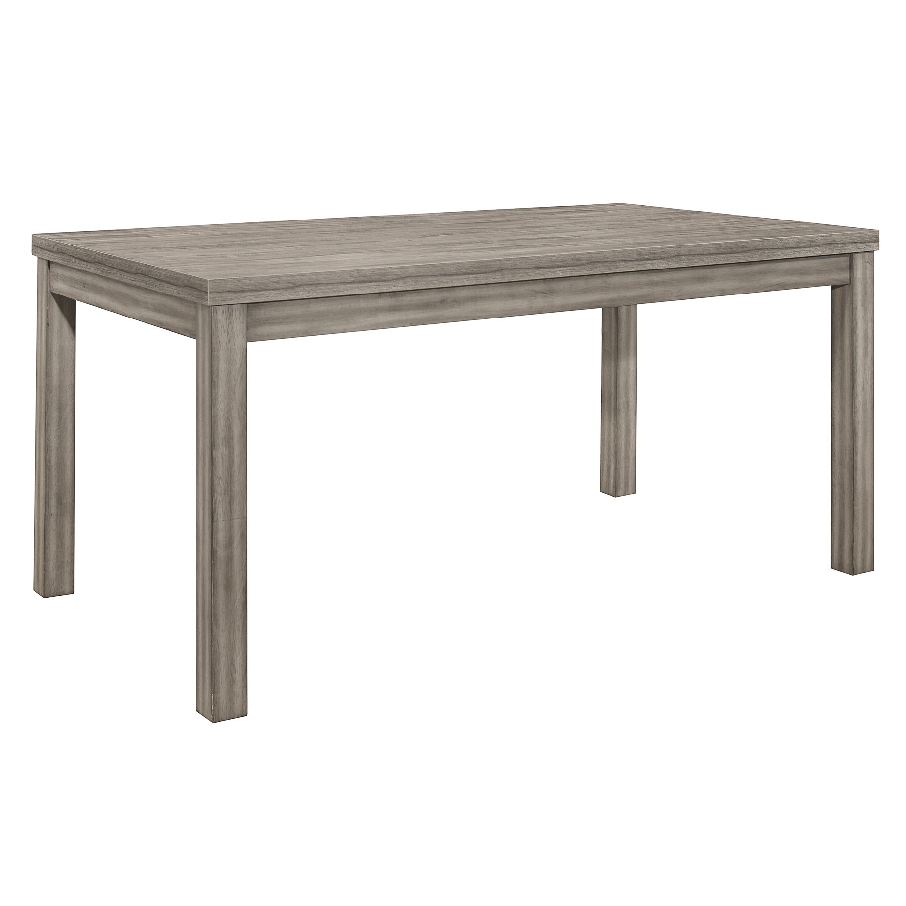One Allium Way Rustic Transitional Dining 5pc - Weathered Grey Table ...