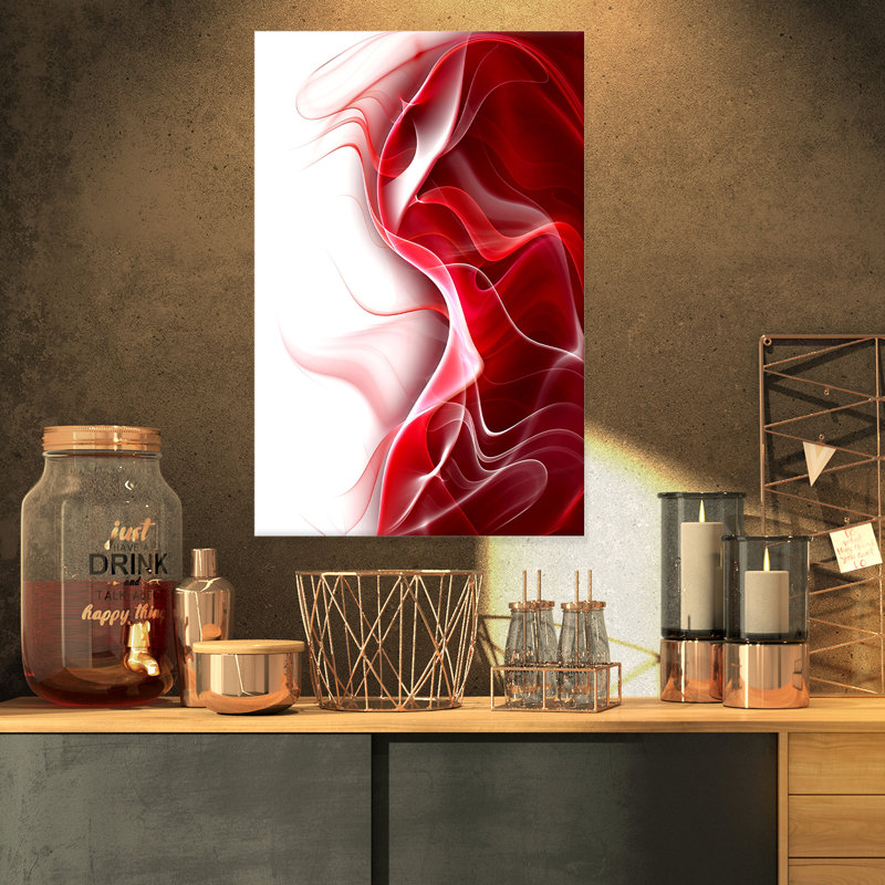 3D Fractal Abstract Design, impression sur toile, H 32 po x l 16 po, Toile tendue