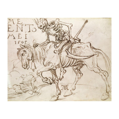Mort mort par Albrecht Dürer - estampe numérique