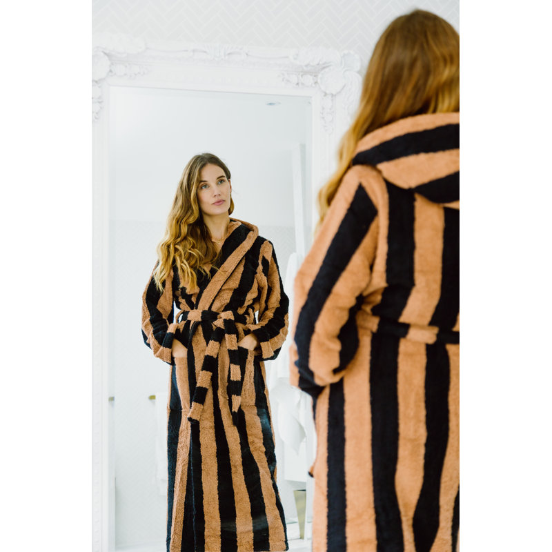Mid-Calf Bathrobe with Pockets, XL