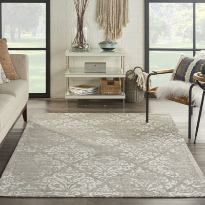 Sophie Damask Area Rug