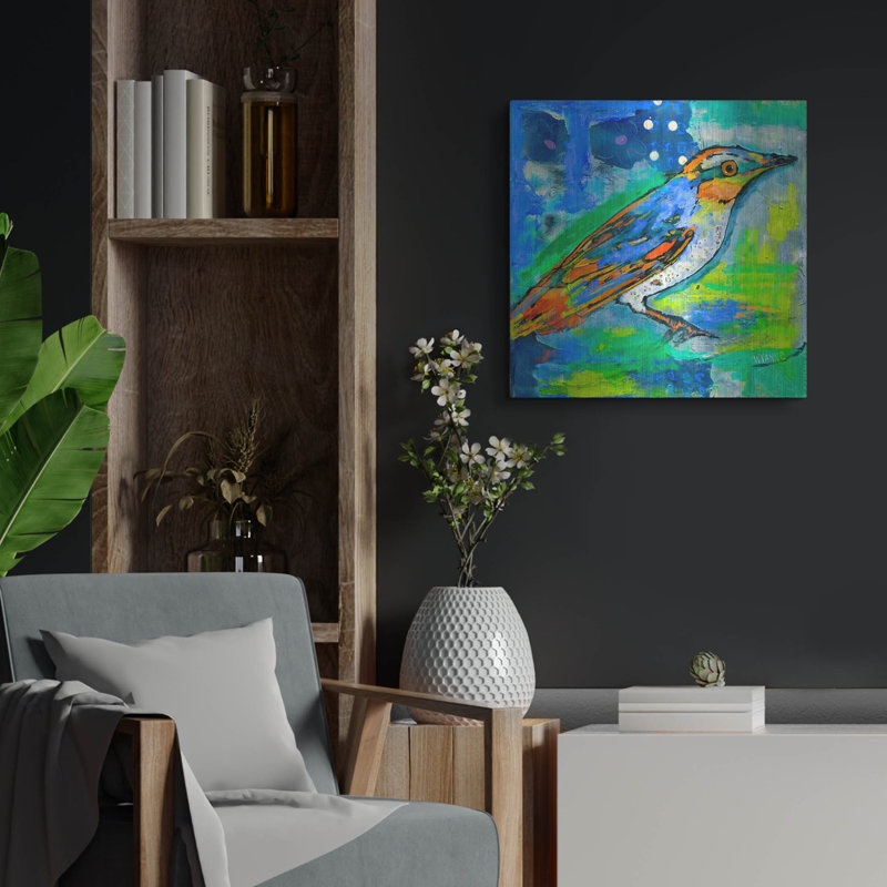 "Oiseau magique" par Wyanne, H 24 po x l 24 po