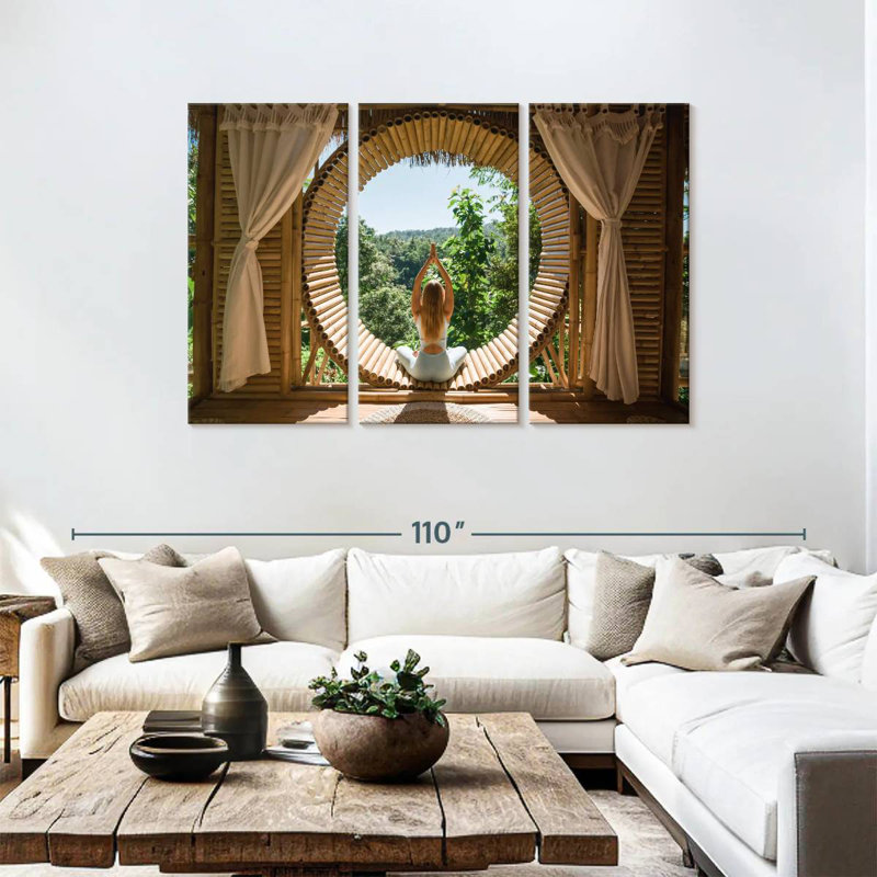 Kerrick Yoga Retreat, 48" H x 74" W