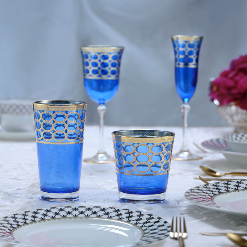 Ensemble de 4 balles Lorren Home Trends, Bleu