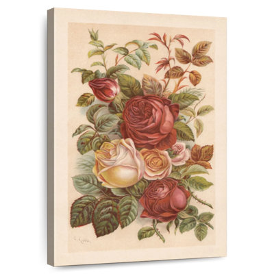 Harnek Roses Chromolithograph