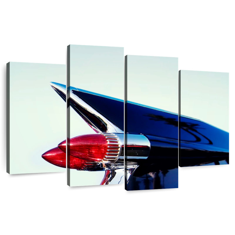 Mehar Car Chrome Tail Lights, 54" H x 84" W