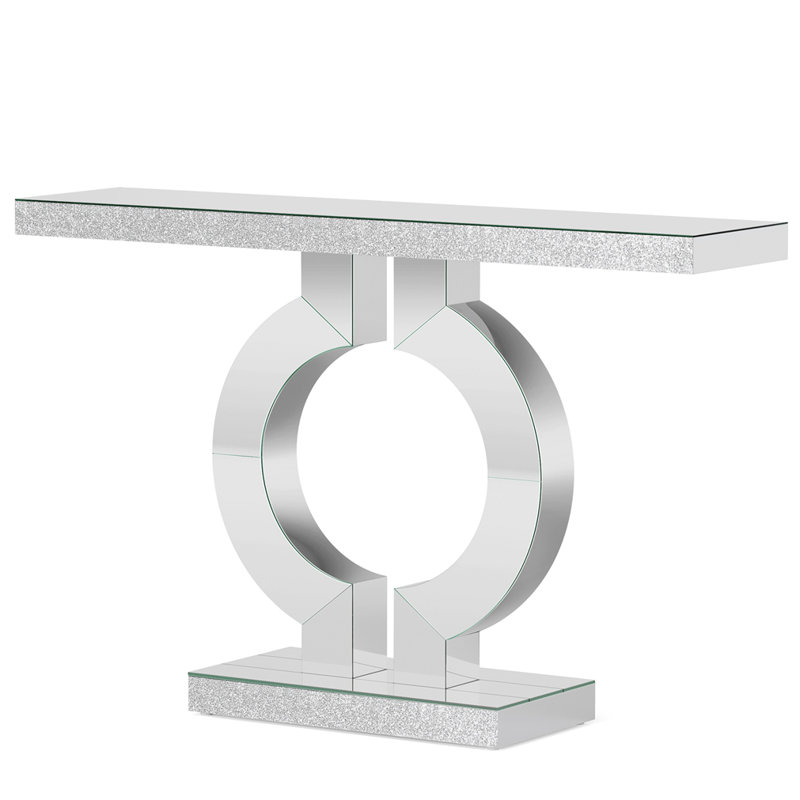 Farmhouse Console Table, White