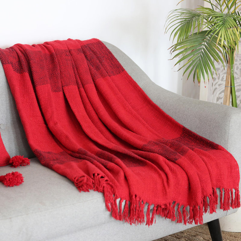 Knitted Throw Blanket