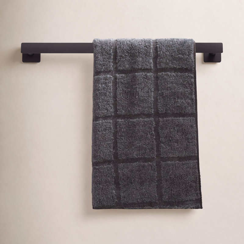 Porte-serviettes mural 19 po Blaze, Noir mat