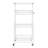 3-Tier Adjustable Metal Rolling Utility Cart with Wheels-107732401