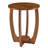 LUMERA Collection Mid-Century Modern Round Side Table, 17.7” Wood Drum Accent Table with Removable Shelf, Small Living Room, Bedside or Apartment Table